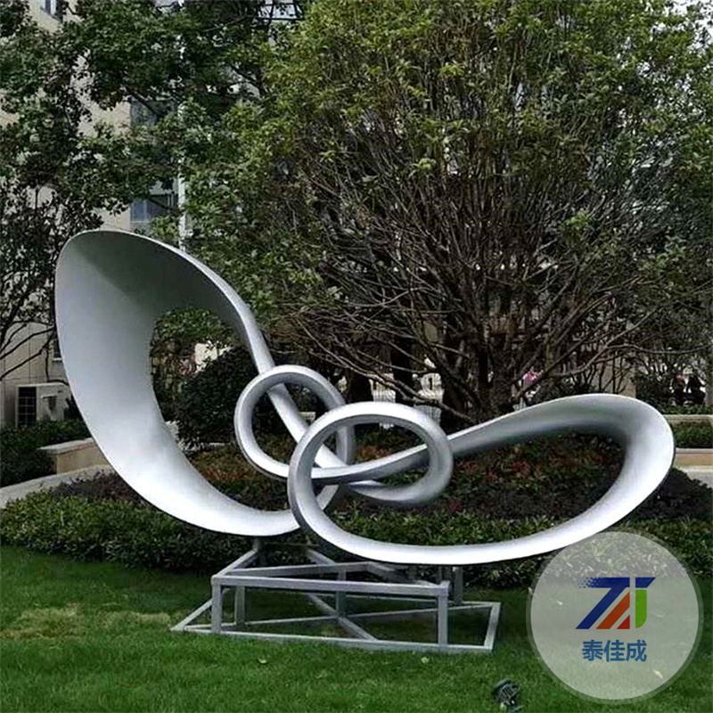 不锈钢雕塑定制金属铁艺抽象大型户外城市景观品校园广场装饰摆件
